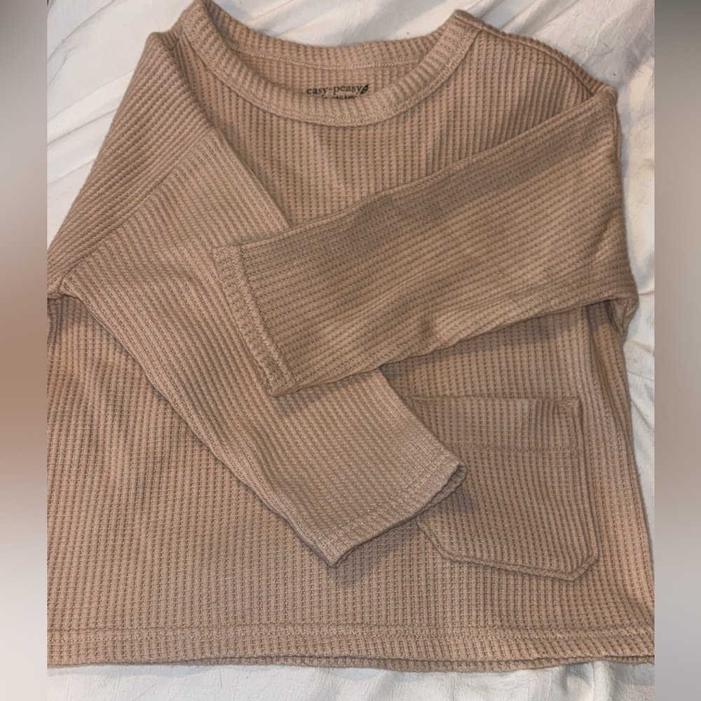 ORGANIC COTTON LONG SLEEVE SHIRT- 3T